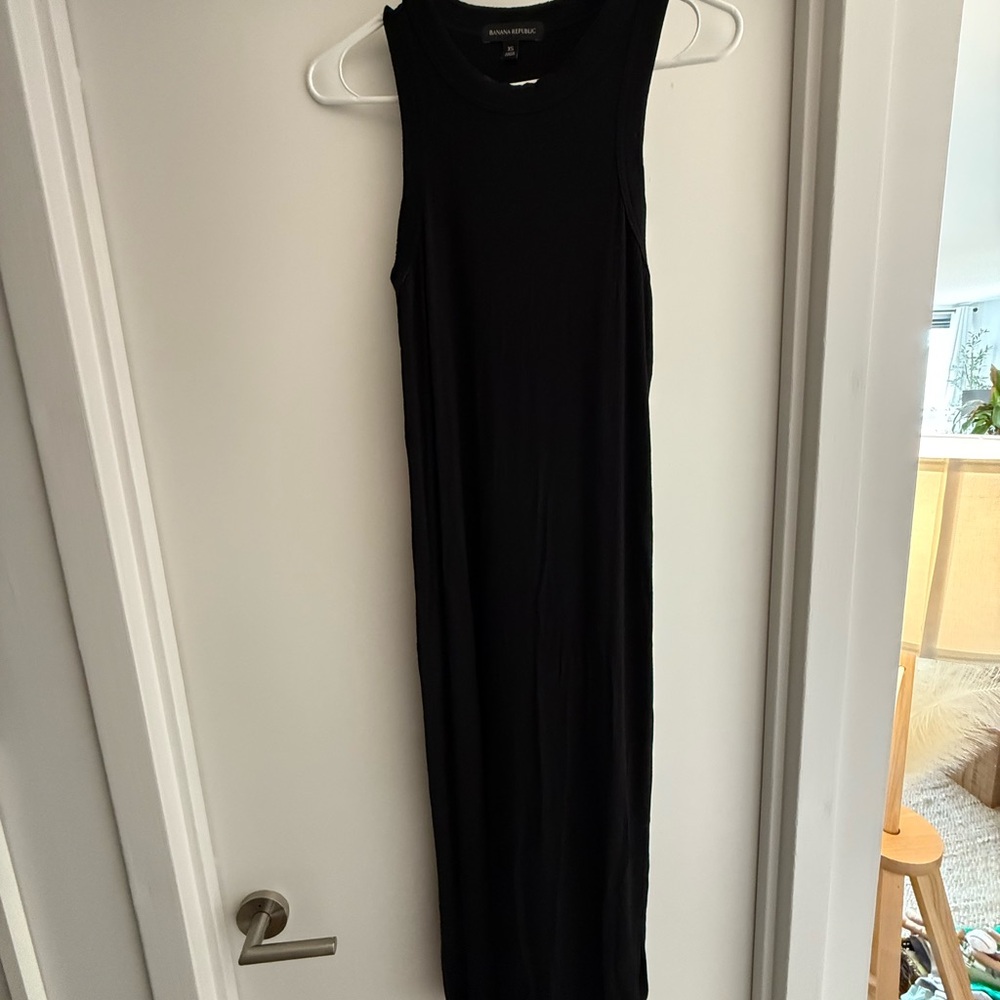 Banana Republic Black Maxi Dress